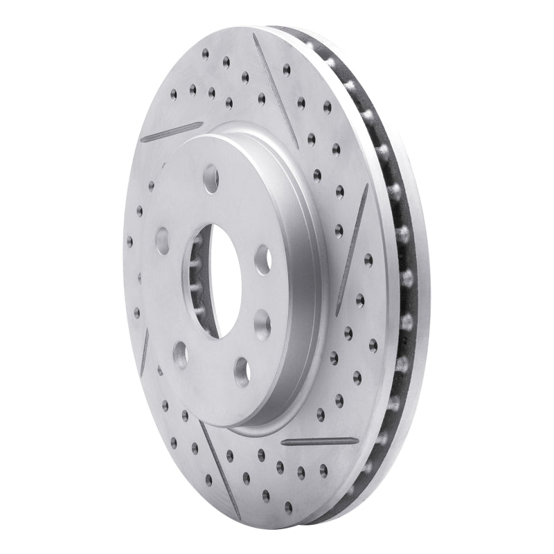 R1 11-16 Buick Regal Front Right Drilled & Slotted Geo-Carbon Rotor