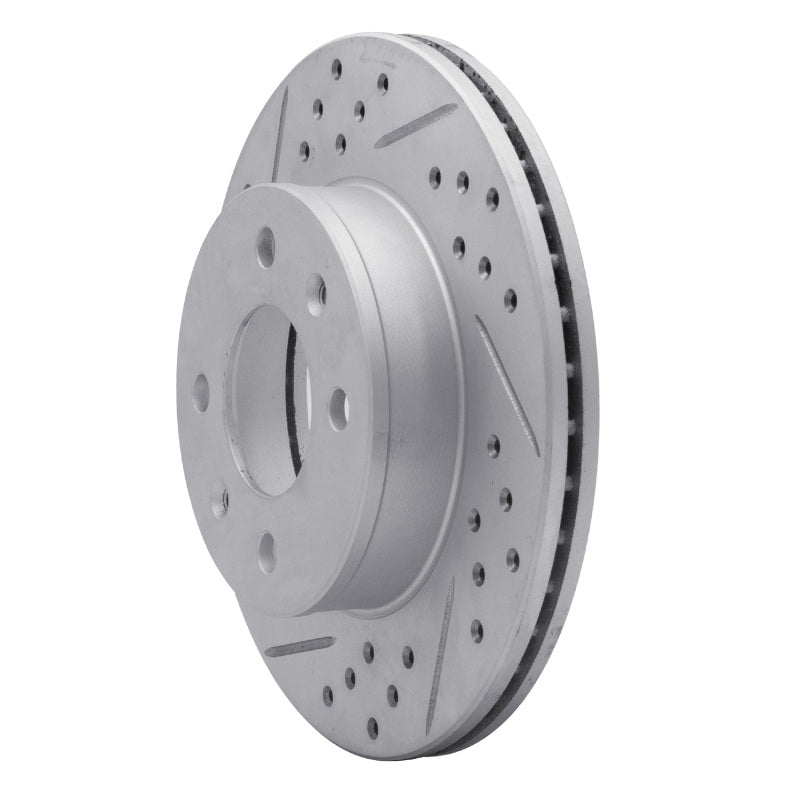 R1 03-06 Dodge Verna (Mexico) Front Left Drilled & Slotted Geo-Carbon Rotor