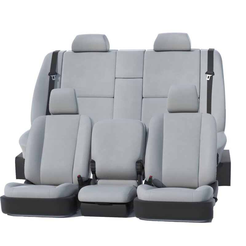 Covercraft 24-25 Ford F250-F550 King Ranch Leatherette PrecisionFit Front Seat Covers - Light Grey