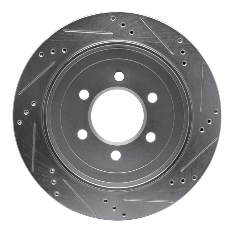 DFC 02-06 Ford Expedition Rear Left Drilled & Slotted Silver Brake Rotor