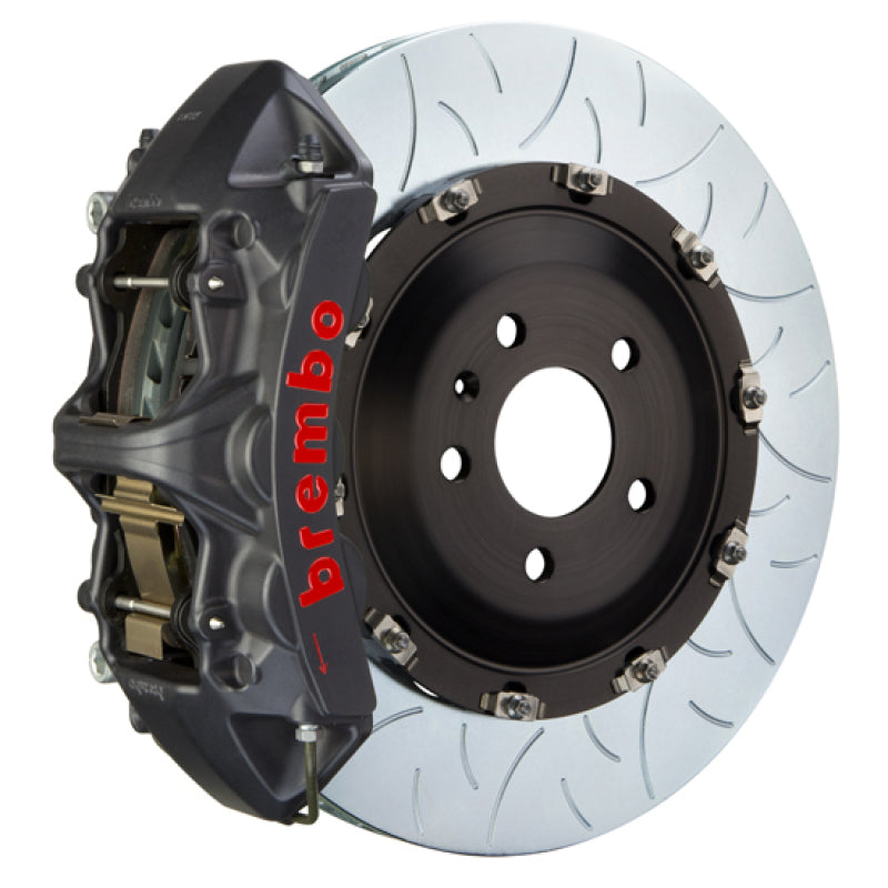 Brembo 25+ BMW X3 30/X3 M50 xDrive Fr GT-S BBK 6 Pist Cast 405x34 2pc Rotor Slotted Type3- Blk HA