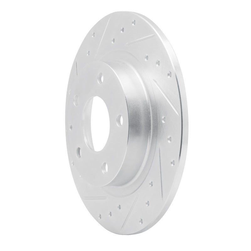 DFC 14-21 Mazda 6 Rear Left Drilled & Slotted Silver Brake Rotor
