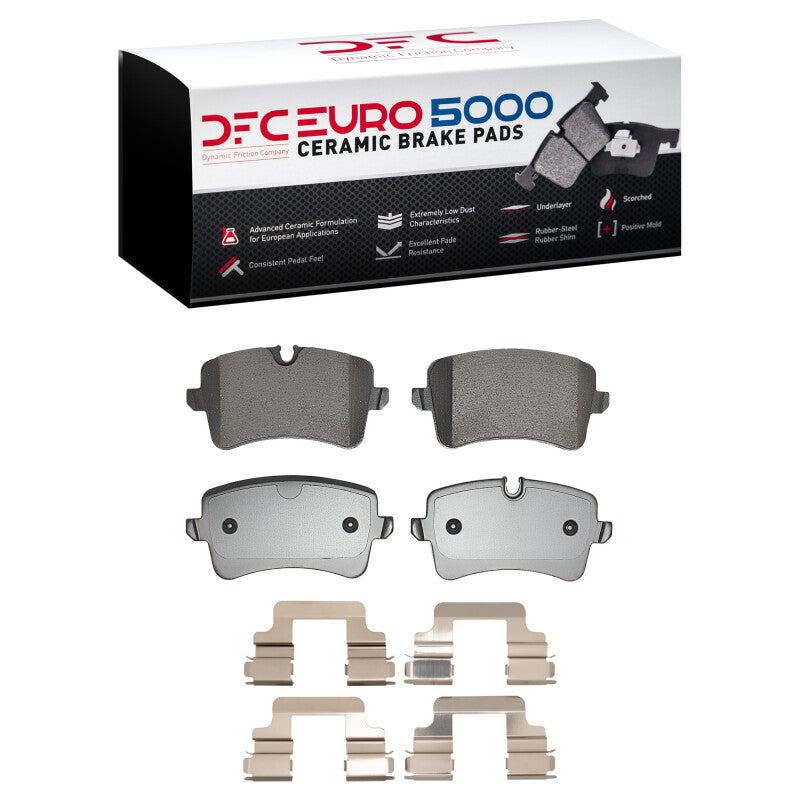 DFC 11-23 Audi A8 Rear Euro 5000 Ceramic Brake Pads and Hardware Kit