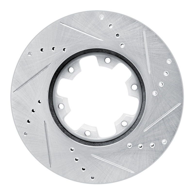 DFC 02-24 Nissan Urvan (Mexico) Front Left Drilled & Slotted Silver Brake Rotor