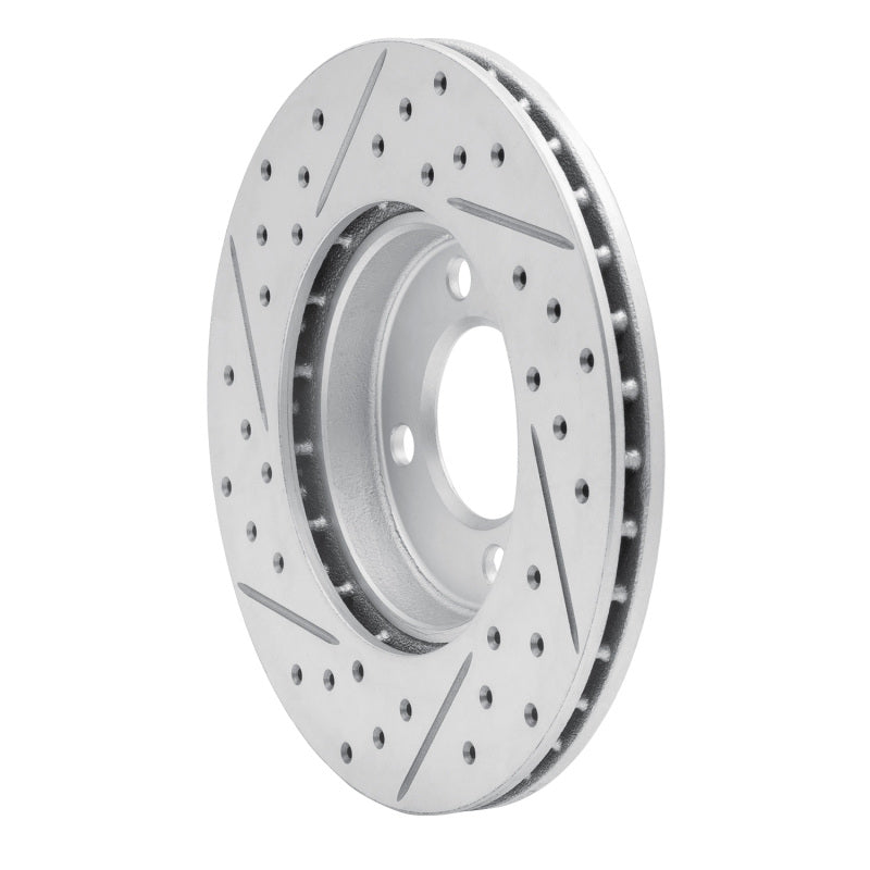R1 86-8 Volkswagen Derby (Mexico) Front Right Drilled & Slotted Geo-Carbon Rotor