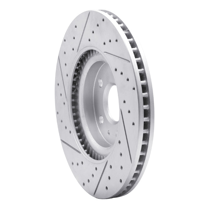 R1 13-19 Buick Regal Front Right Drilled & Slotted Geo-Carbon Rotor