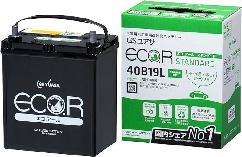 Yuasa 40B19L(S)/36B20L(S) Import Specialty 12-Volt Battery