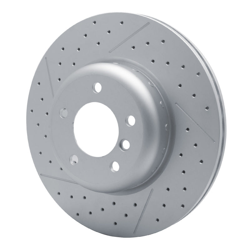 R1 13-13 BMW 135IS Front Drilled & Slotted Carbon Alloy GeoMET Rotor