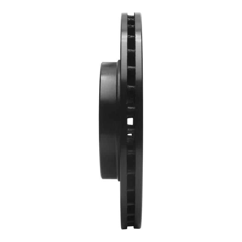 R1 90-93 Asuna SUNFIRE Front Right Drilled & Slotted Black Brake Rotor