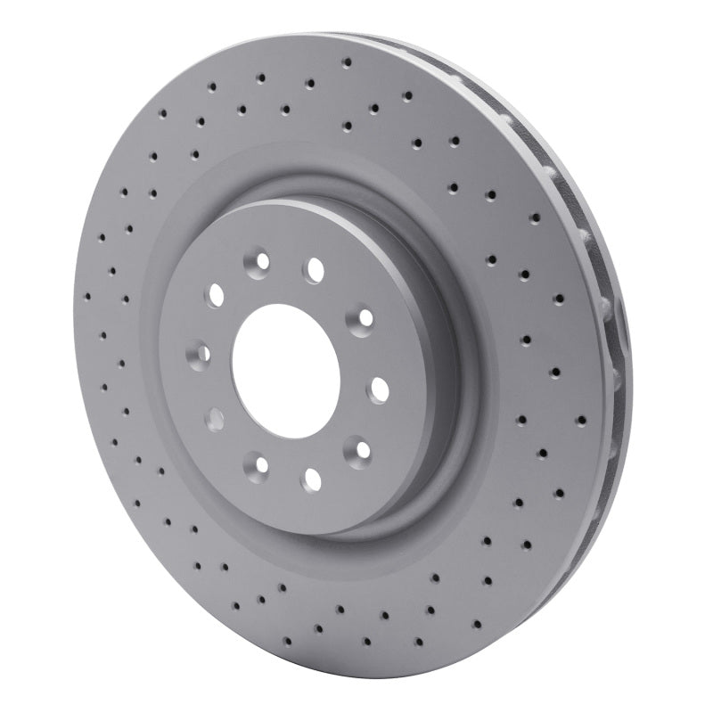 R1 00-06 Jaguar XKR Front Drilled GeoSPEC Coated Rotor
