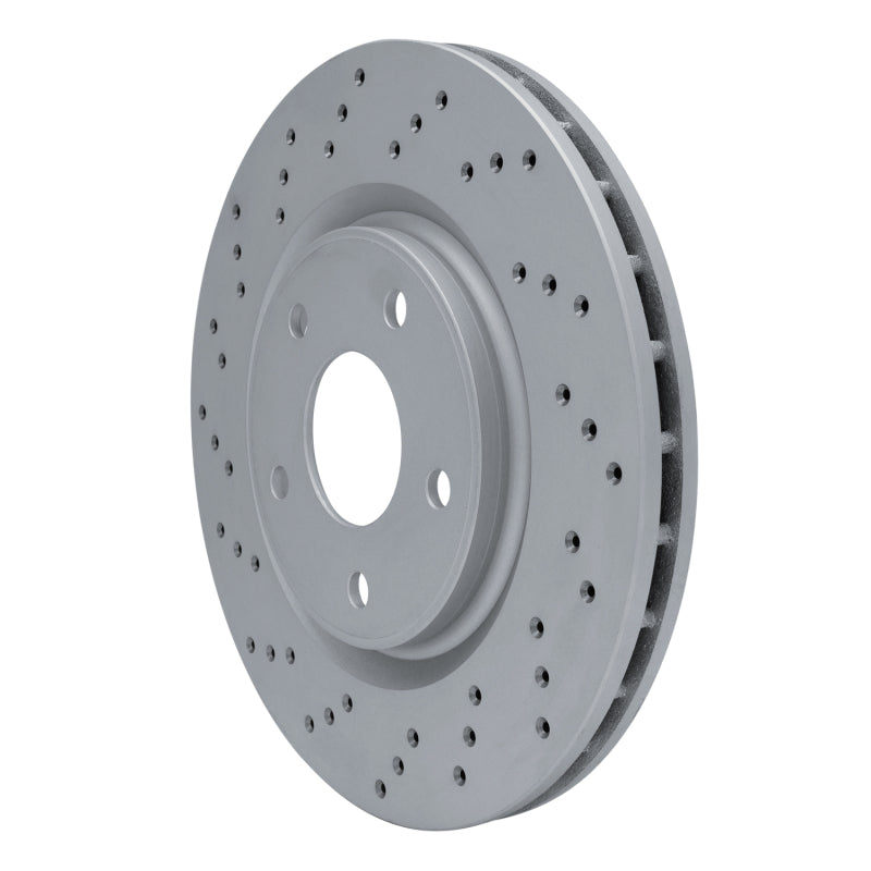 DFC 12-25 Chrysler Town & Country Front Left Drilled Geoperformance Rotor