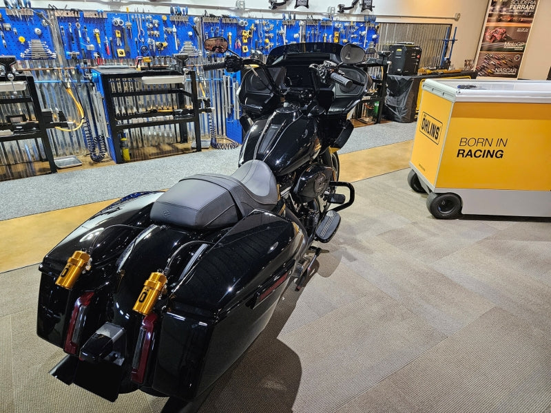 Ohlins 14-26 Harley FL Touring STX 36 Twin Blackline 13in Shocks - Standard Springs