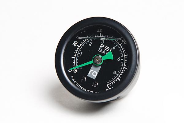 Radium Engineering 0-100 PSI Fuel Pressure Gauge w/ 8AN Adapter