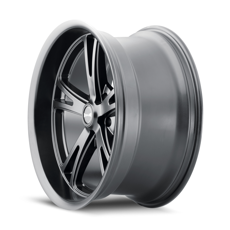 Ridler 606 22x10.5 / 5x115 BP / 25mm Offset / 72.62mm Hub Matte Black Wheel
