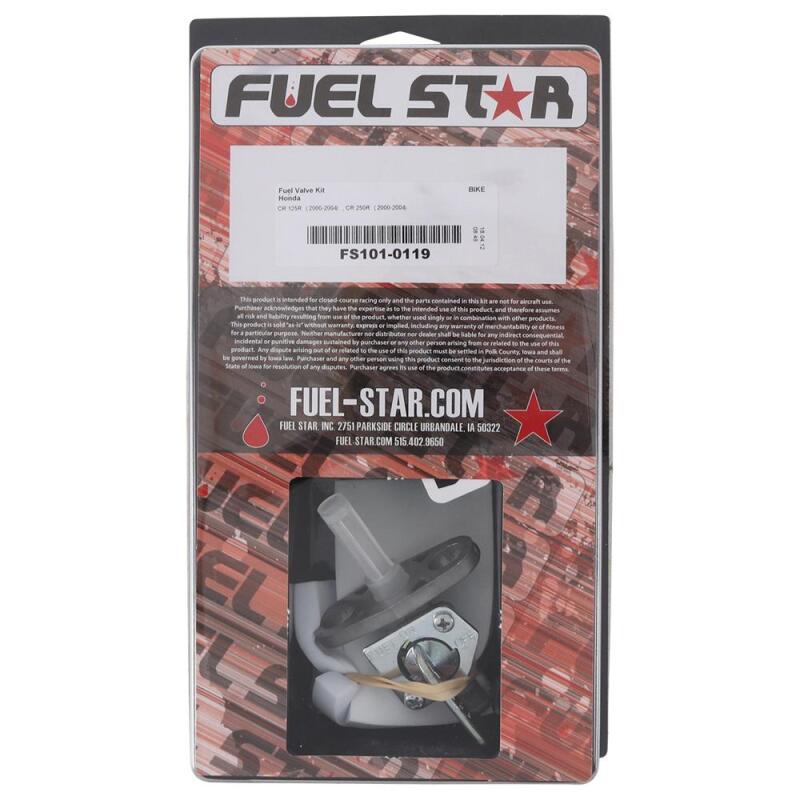 All Balls Racing 00-04 CR 125 R/00-04 CR 250 R Fuel Valve Kit