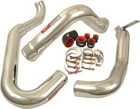Injen 15-16 BMW M3(F80)/M4 (F82/83) 3.0L L6 Twin Turbo 2PC Aluminum Int. Charge Pipe - Wrinkle Red