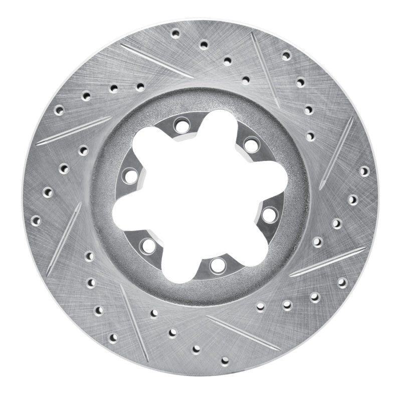 DFC 04-08 Chevrolet Colorado Front Right Drilled & Slotted Silver Brake Rotor