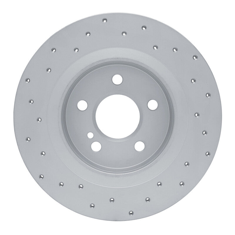 DFC 12-20 Mercedes-Benz Slk350 Rear Right Drilled Geoperformance Rotor