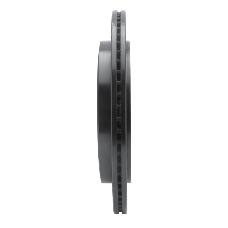 R1 02-06 Ford Expedition Rear Left Drilled & Slotted Black Brake Rotor