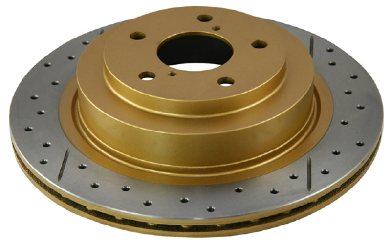 DBA 08-21 Lexus LX570 Front Drilled & Slotted Street Series Rotor