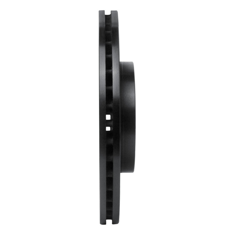 R1 10-13 Ford Transit Connect Front Right Drilled & Slotted Black Brake Rotor