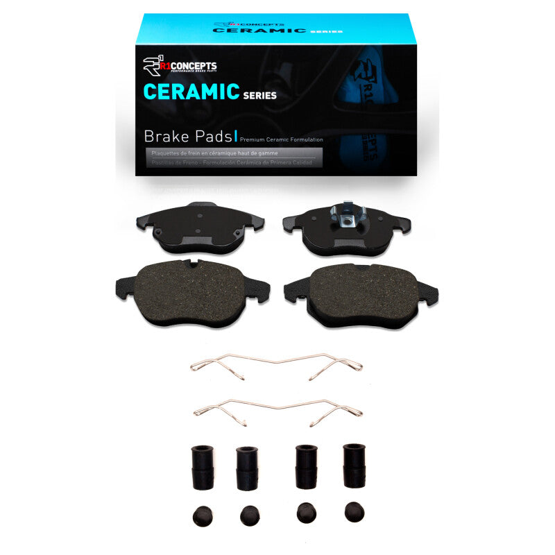 R1 03-11 Cadillac BLS (Mexico) Front Ceramic Pads & Hardware Kit