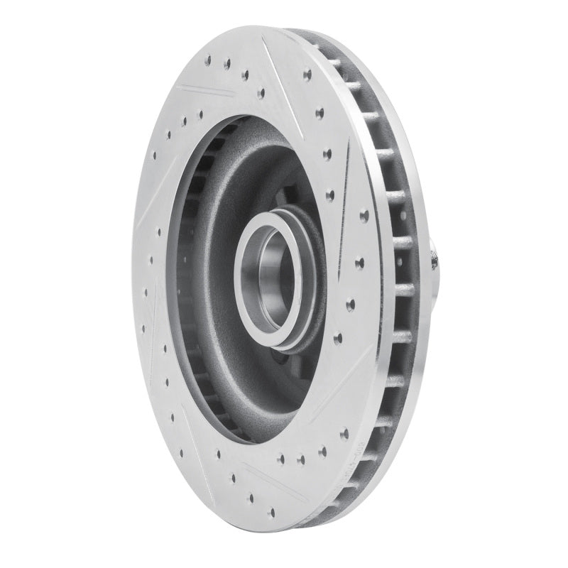 DFC 69-96 Buick Centurion Front Left Drilled & Slotted Silver Brake Rotor
