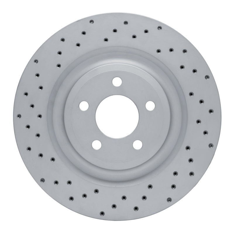 DFC 20-26 Ford Police Interceptor Utility Rear Left Drilled Geoperformance Rotor