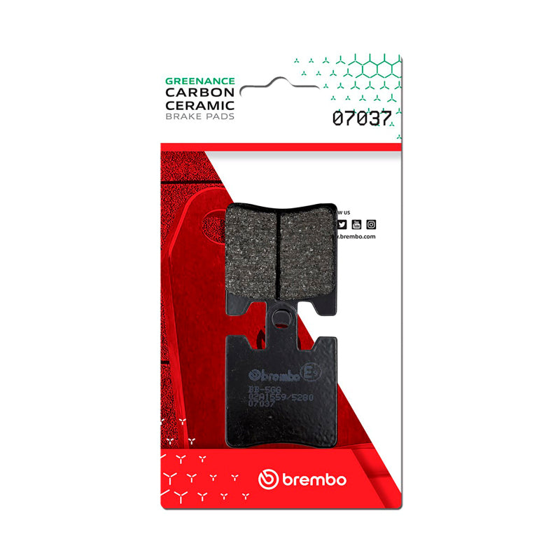 Brembo OE Daelim Ql/Daelim Steezer/Suzuki An Burgman/SYM Gts Carbon Ceramic Brake Pad - Front