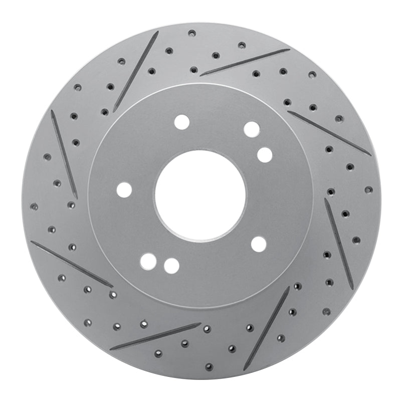 R1 63-82 Chevrolet Camaro Rear Left/Front Left Drilled & Slotted Geo-Carbon Rotor