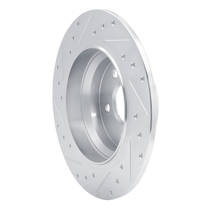 DFC 03-16 Mercedes-Benz E350 Rear Right Drilled & Slotted Silver Brake Rotor