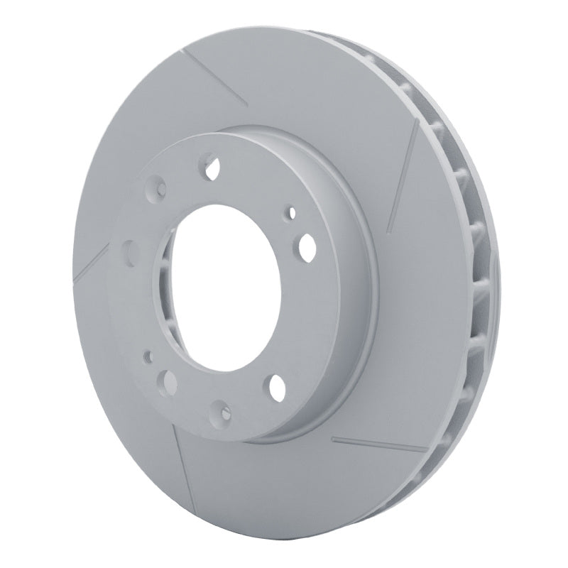 R1 82-85 Porsche 928 Right Front Slotted Carbon Alloy GeoMET Rotor