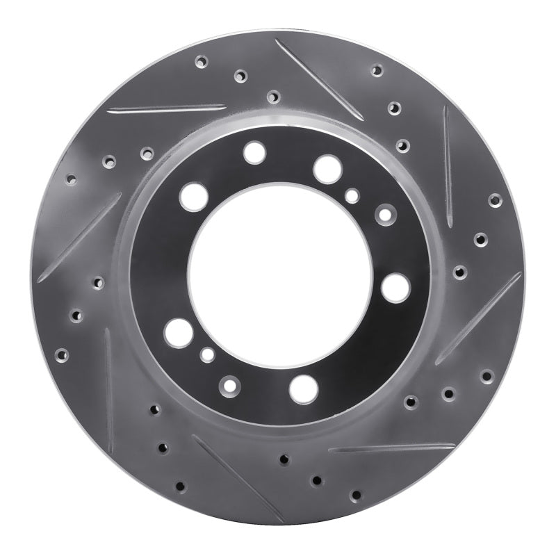 DFC 87-97 Porsche 944 Turbo Rear Right Drilled & Slotted Silver Brake Rotor