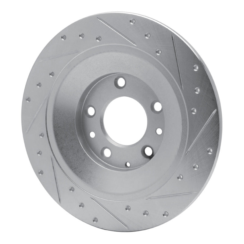 DFC 06-07 Mazda 6 Rear Left Drilled & Slotted Silver Brake Rotor