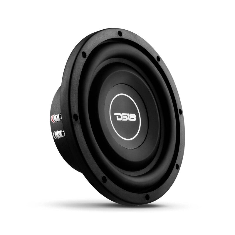 DS18 8in 150 Watts RMS 4 ohm SVC Shallow Mount Subwoofer