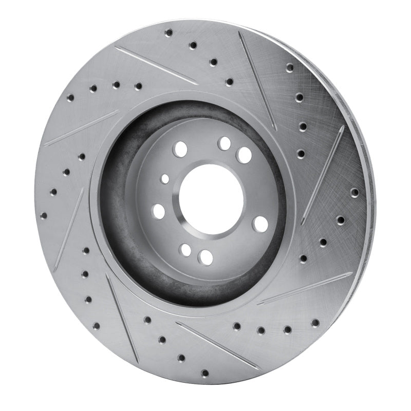 DFC 06-12 Mercedes-Benz R320 Front Left Drilled & Slotted Silver Brake Rotor