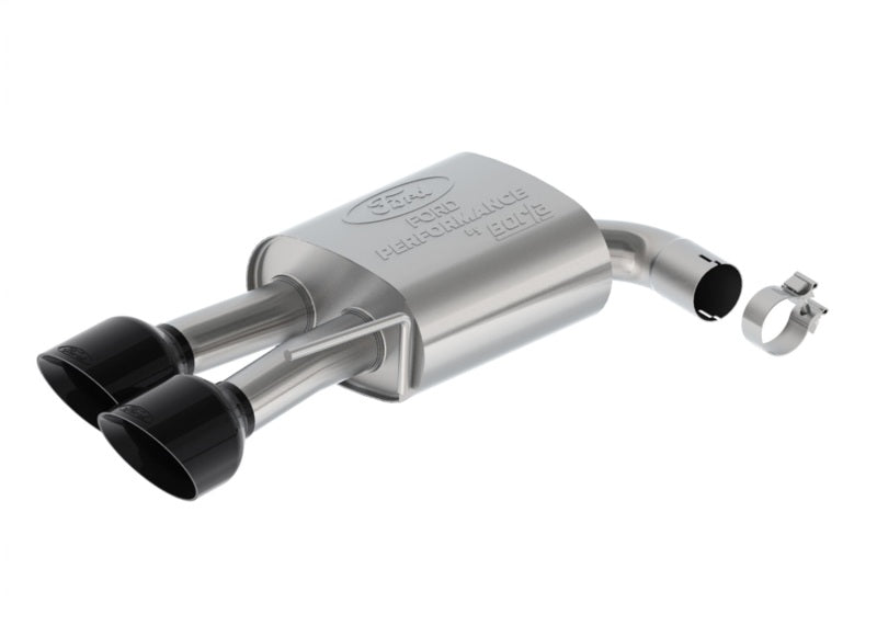 Ford Racing 2024 Mustang 5.0L Extreme Non-Active Cat-Back Exhaust w/Valance - Black Tip