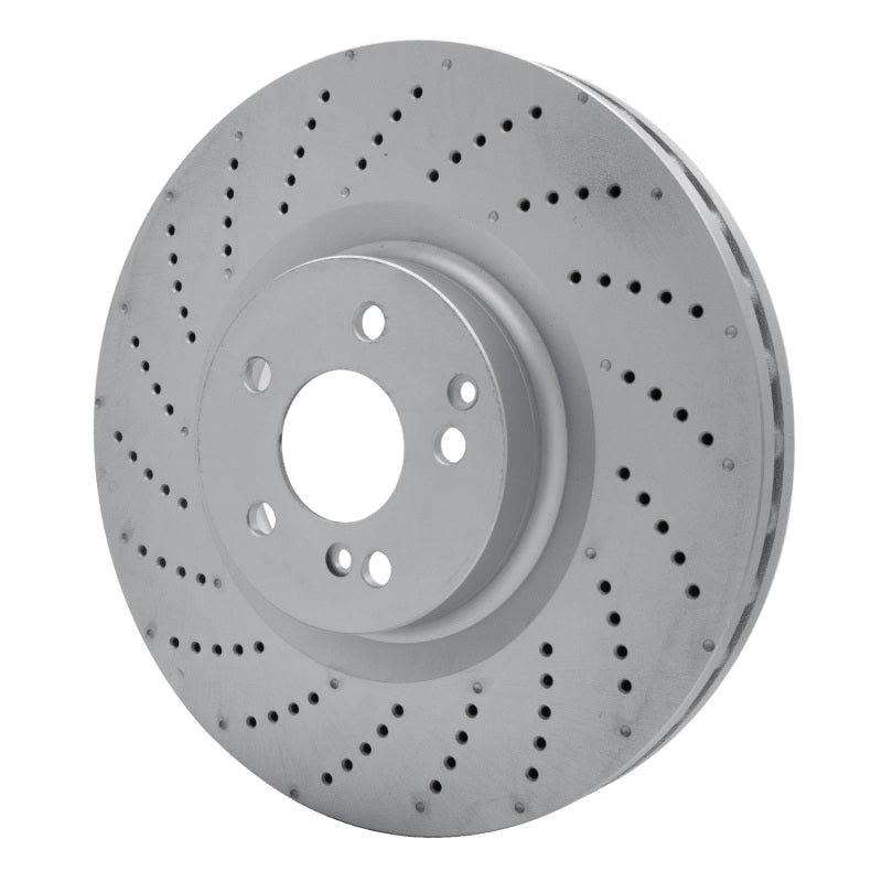 R1 08-21 Mercedes-Benz E550 Front Drilled Carbon Alloy GeoMET Rotor