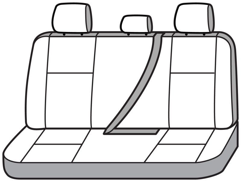 Covercraft 22-24 Ford Maverick Polycotton SeatSaver Custom Second Row Seat Covers - Grey