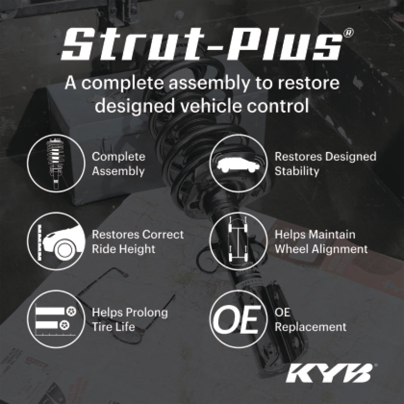 KYB 09-13 Infiniti G37 RWD Coupe (Exc. IPL / w/o 4 Wheel Steering) Strut-Plus Assembly - Front Right