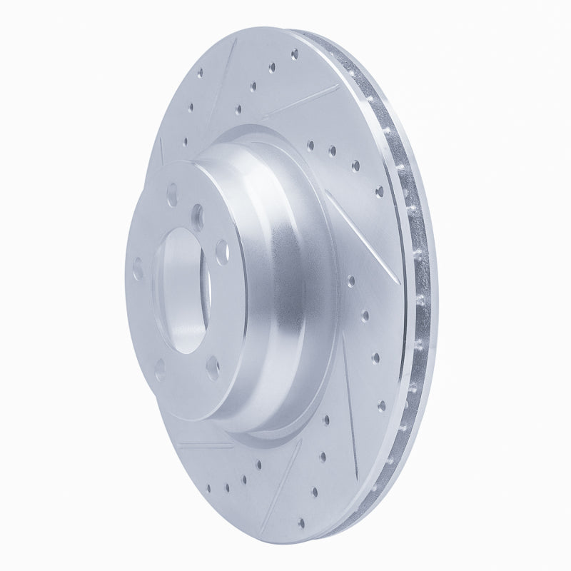 DFC 06-12 BMW X1 (USA/Canada) Front Left Drilled & Slotted Silver Brake Rotor