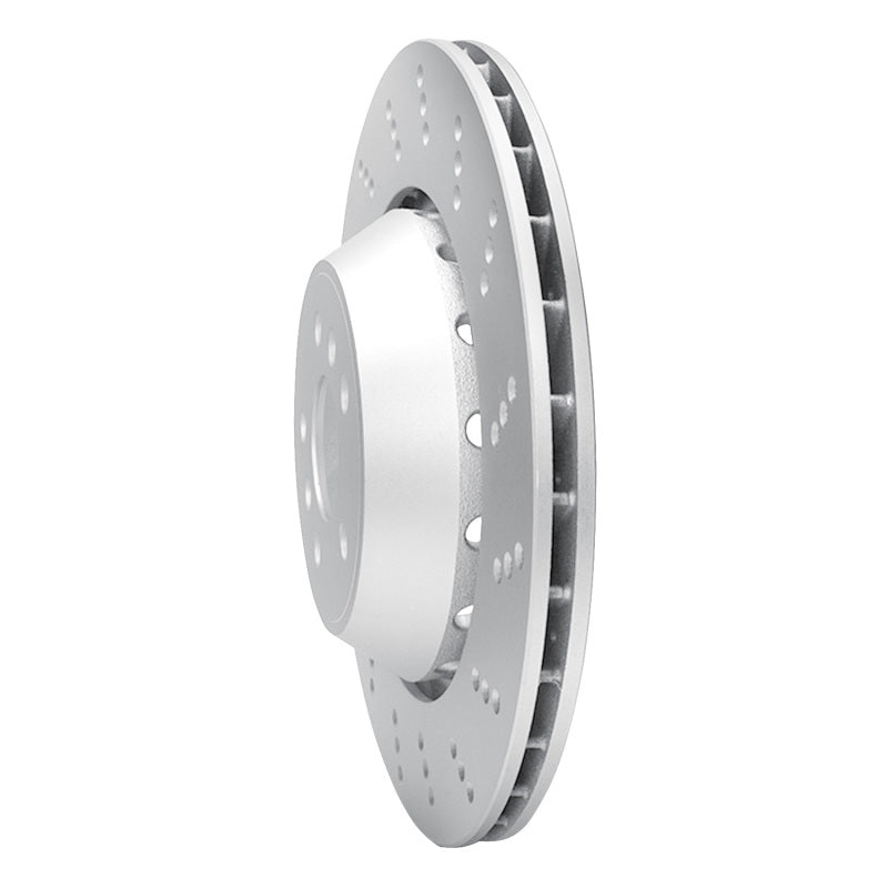 R1 2020-2025 BMW X4 Right Rear GeoSPEC Coated Rotor - Drilled