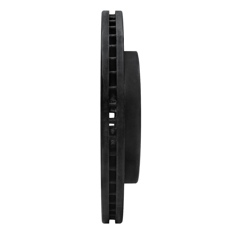 R1 99-07 Ford E-350 Econoline Club Wagon Rear Right Drilled & Slotted Black Brake Rotor