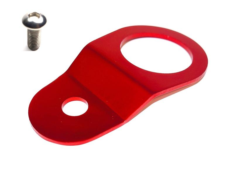 Torque Solution Radiator Mount Combo with Inserts (Blue) : Mitsubishi Evolution 7/8/9