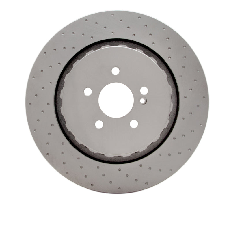R1 07-14 Mercedes-Benz CL65 AMG Rear Dimpled GeoSPEC Coated Rotor