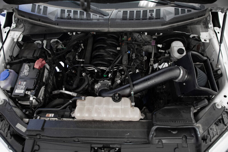 K&N 15-20 Ford F150 V8-5.0L Cold Air Intake - DRYFLOW