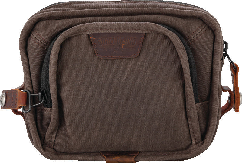 Burly Brand Handlebar Bag - Dark Oak