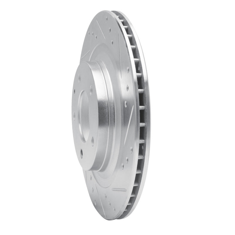 DFC 93-95 Mazda RX-7 Rear Right Drilled & Slotted Silver Brake Rotor