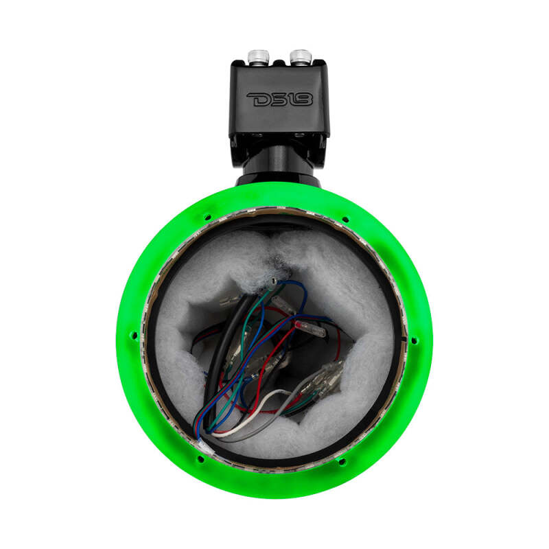 DS18 Marine And Psports Towers Speakers Not Included 6.5in RGB LED Lights Black