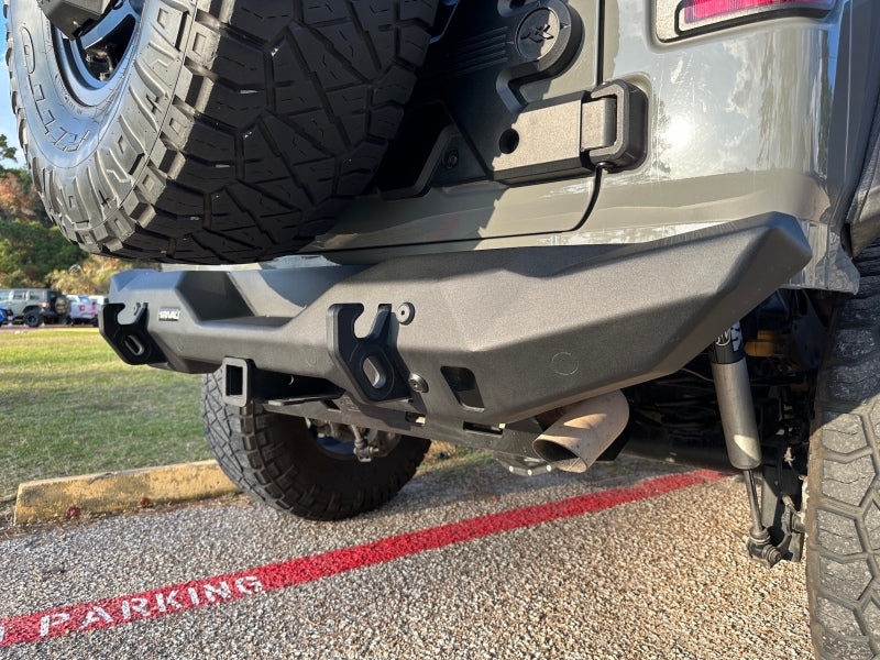 Rival 2018-2026 Jeep Wrangler JL Rear Aluminum Stubby Bumper